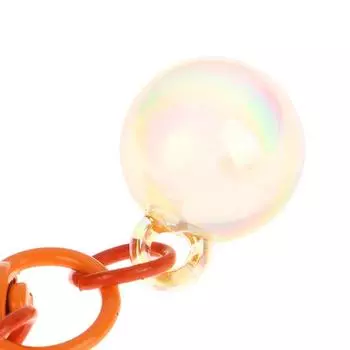 Мультяшный светящийся след кошки брелок кулон игрушка подарок цветной милый брелок рюкзак автомобиль сумка телефон украшения аксессуары оранжевый