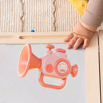 Мультяшный свисток игрушка развитие класс приз музыкальный с маленькой трубой форма смешной розовый