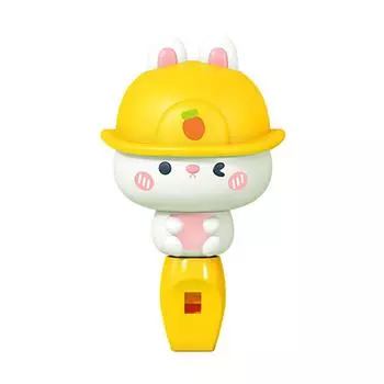 Мультяшный свисток, милый детский свисток, пластиковый портативный свисток со шнурком для детского сада