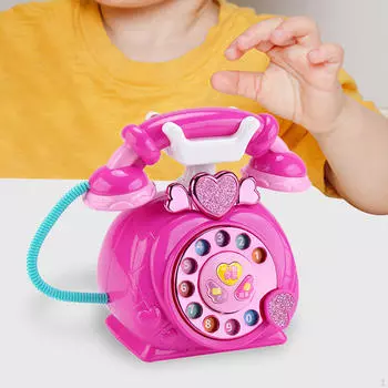 Мультяшный телефон игрушка двуязычный китайский английский обучающая машина для повествования развивающая обучаемость розы красного
