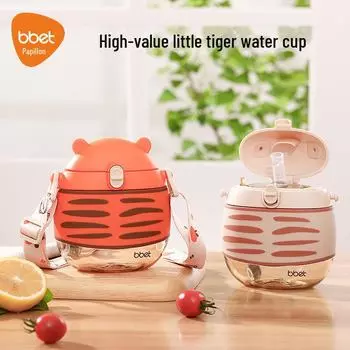 Мультяшный Тигренок Детская питьевая чашка - PPSU Водная чашка для малышей и детей детского сада