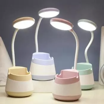 Мультяшный USB-зарядка в скандинавском стиле Ins, простой стиль, защита глаз, ночник