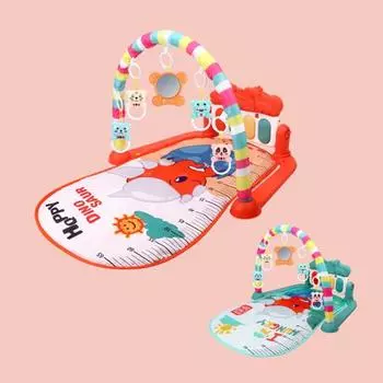 Мультяшный узор детский игровой коврик коврики музыкальное одеяло комбинированная игрушка слуховое развитие B