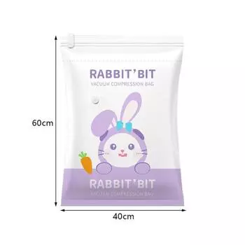 Мультяшный вакуумный компрессионный мешок большой емкости для одежды пылезащитный чехол органайзер для одежды S