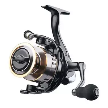 Mulanimo Spinning Reel, Left and Right Interchangeable Handle, Lightweight, For Long Throwing, Hole Fishing, Freshwater Fishing, Sea Fishing, Aging