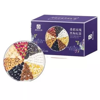 Mulberry rose black wolfberry tea combination flower tea