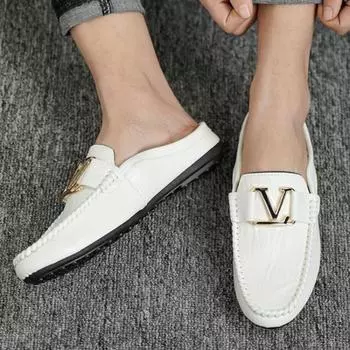 Mules Male Slipper Flat Men s Shoe Summer Half Mascullino High Quality Fashion Eva 2024 Style Slides Cheap Shoes Korean Style 39