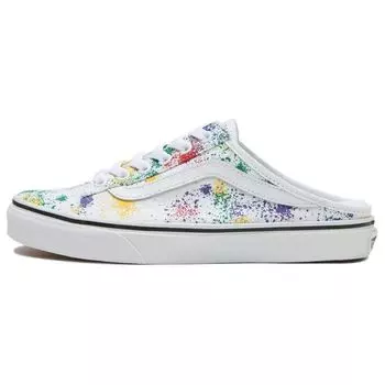 Мюли Vans Style 36, повседневные туфли для скейтбординга, кроссовки унисекс, белые, многоцветные VN0A7Q5YB9H 36