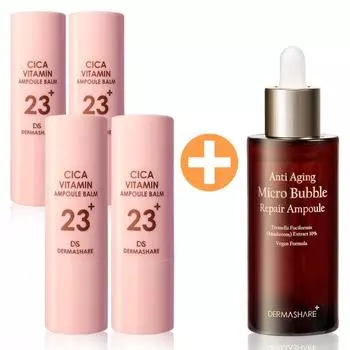 Multi Balm Wrinkle Care Moisture Moisturizing Glow Wrinkle Stick Essence Cream Нераздражающий витамин 11 г x 4 + Bubble Repair Ampoule 50 мл x 1