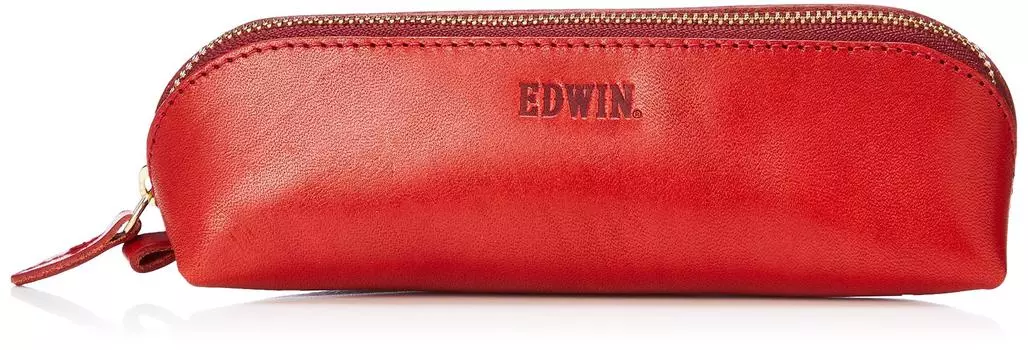 Multi Case Pen Case Tochigi Leather Genuine Leather Cowhide Made in Japan Gift Red [Edwin]