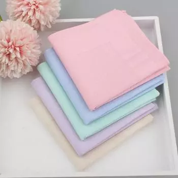 Multi-Color Sweat-Absorbent Cloth Portable Gift Box Hot Handkerchief Pure sunny two color random