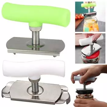 Multi-function Bottle Cap Opener Stainless Steel Lids Off Jar Opener Labor-Saving Manual Jar Bottle Lid Opener Gadget Adjustable белый