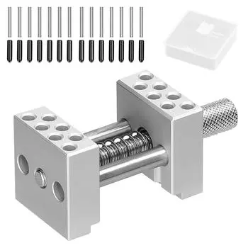 Multi-function Vise Craft Tools Adjustable Table-top Vise 304 Stainless Steel Bench Vise Universal Power Tool Parts New серебряный