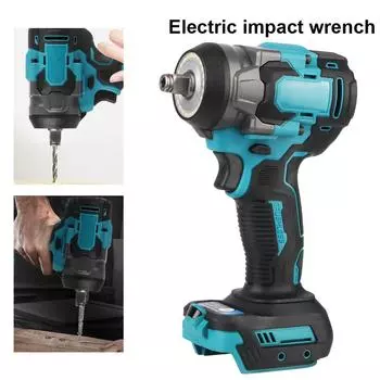 Многофункциональный и мощный, быстро откручивающийся и вращающийся механический инструмент для технического обслуживания, сверхмощный электрический ударный гайковерт 500 Н