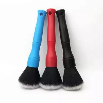 Multi Functional Car Interior Details Brush Without Scratches Clean Gaps Dry And Wet Dual Purpose Ultra Soft Brush чёрный