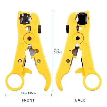 Multi-functional Electric Stripping Knife Pliers Tools Coaxial Cable Wire Pliers UTP/STP Network Cutter Striper Electrical Tool синий