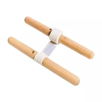 Multi-Functional Stretching Strap Wood Stretching Tool Open Back Practice