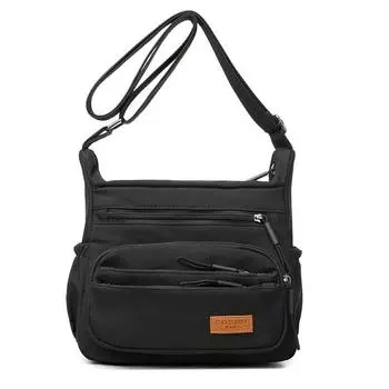 Multi-functional Travel Crossbody Bag Multi-layer Mother Bag Women s Commuter Shoulder Bag чёрный