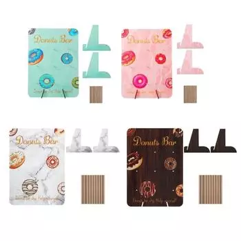 Multi Layer Doughnuts Stand Parties and Gatherings Dining Room Dessert Dropshipping коричневый