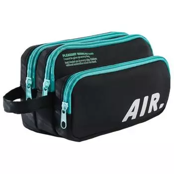 Multi-layered English Letter Pencil Bag Zipper Pen Pencil Case Stationery Storage Bag Student