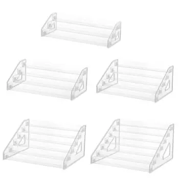 Multi-Layers Rack Plastic Clear Polish Cosmetic Varnish Display Stand Holder Manicure Storage Dropshipping