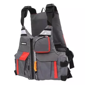 Multi Pockets Fishing Vest Kayak Canoe Boat Buoyancy Aid Floats
