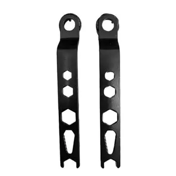 Multi-Purpopse Four-Jaw Wrench Plumbing Flumes Repair Tool Hexagonal Wrench with 5/6/7/8/9/10/13/14mm Opening Sizes чёрный