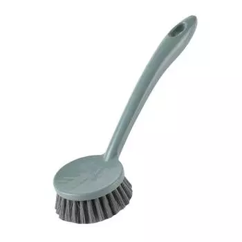 Multi-purpose Kitchen Cleaning Brush Hanging Cleaning Brush Pot and Bowl Brush Sink Brush Pot Cleaning Brush 1 piece зелёный