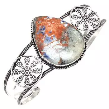 Multi Sodalite Gemstone Handmade Jewelry Cuff Bracelets 7 Adjustable