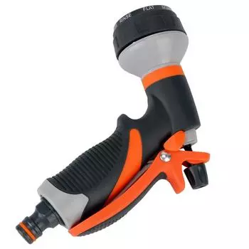 Multifunction 8 Spray Modes Lawn Spray Watering For Garden Washing Car Hose Sprinkle Nozzle High Pressure Water Gun Garden Tools чёрный