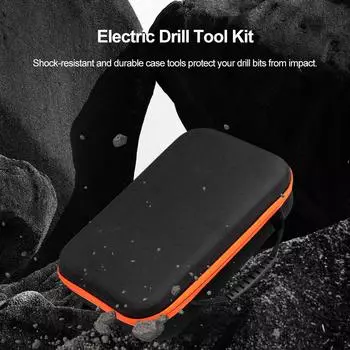 Multifunction Tools Bag Pouch Shockproof Portable Electric Drill Tool Bag Waterproof Large Capacity Hardware Organizer