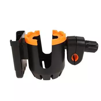 Multifunctional 2-In-1 Bicycle Water Cup Holder Mobile Phone Rack For Car Tricycles Bike Kettle Holder Bicycle Riding Equipment чёрный