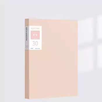 Multifunctional A4 File Paper Folder Large Capacity Document Holder A4 File Organizer Projects pink-30 sheets