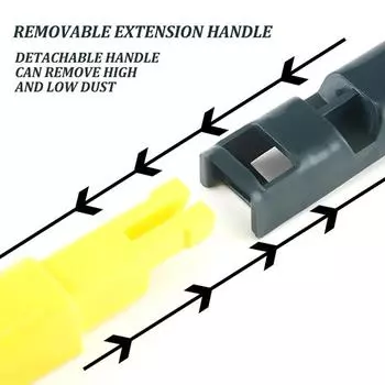 Multifunctional Anti-Mosquito Screen Brush Glass Brush Washer Window Car Glass Dust Washing Household Long Handle Cleaning Tool 16*46cm