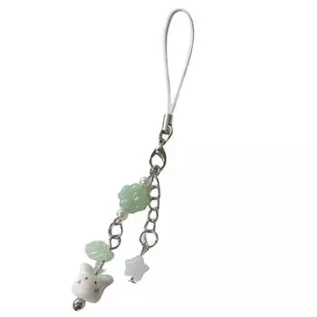 Multifunctional Beaded Rabbits Keychain Handmade Lovely Animal Bag Pendant Fashion Accessory for Trendy Look Daily Use 1