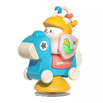 Multifunctional Early Education Children S Toys 5-In-1 Early Education Trojan Carriage Turning Around And Playing Table Toys