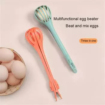 Multifunctional Egg Beater Egg Milk Whisk Pasta Tongs Food Clips Mixer Manual Stirrer Kichen Cream Bake Tool Kitchen Accessory