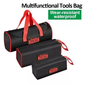 Multifunctional Electrician Tool Bag Waterproof Wear Resistant Durable 1680D Oxford Cloth Portable Tool Storage Tool Bag