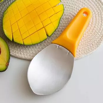 Multifunctional Fruit Spoon Mango Slicer Cutter Watermelon Cutting Knife Avocado Dicing Tools Mango Diced Scoop Kitchen Gadgets
