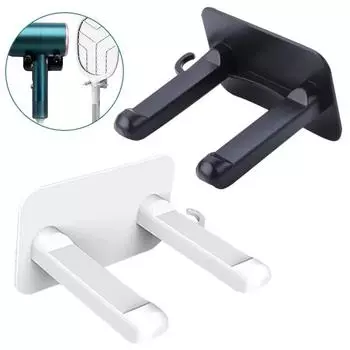 Multifunctional Hair Dryer Holder Bracket Phone Stand Organizer For Bathroom Towel Hook Wall Mount Storage Rack for Dyson чёрный