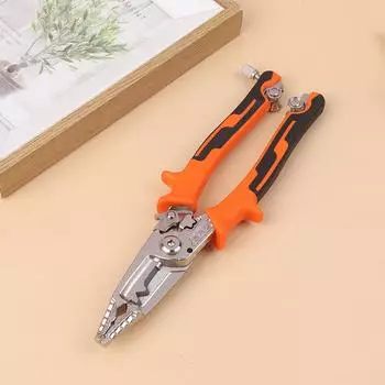 Многофункциональный ручной инструмент: Универсальные плоскогубцы повышенной прочности Инструмент для зачистки проводов Кабельный резак Клещи для обжима клемм