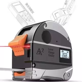 Multifunctional Laser Tape Measure: High-Precision Infrared Rangefinder & Electronic Ruler
