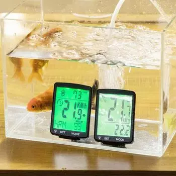 Multifunctional LCD Screen Bicycle Computer Wireless Bike Rainproof Speedometer Odometer Cycling 2.8in Waterproof bike computer синий