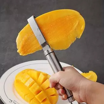 Multifunctional Mango Meat Remover 304 Stainless Steel Mango Corer Fruit Fishing Tool Peeling Pineapple Corer Fast Core Removal