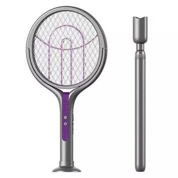 Multifunctional Mosquito Swatter USB Rechargeable Anti-mosquito Lamp New Mosquito Killer Lamp Home With Extension Rod