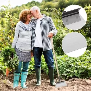 Multifunctional Outdoor Cleaning Shovel Stainless Steel Wear-Resistant Weeding Shovel for Livestock Road Wall Cleaning Tool