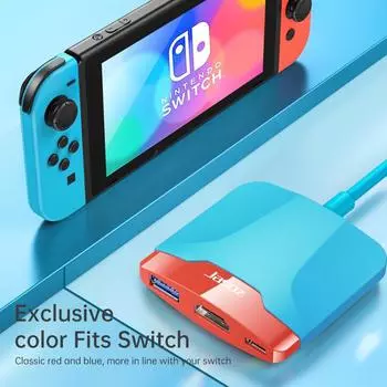 Multifunctional Type-c Simpler Expansion Metallic With Pd Charge Type Usb C 3.0 Hub 3 In 1 Adapter For Switch