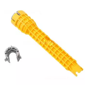 Multifunctional Water Pipe Bathroom Wrench Sturdy And Durable Antiskid Long Service Life High-quality Spanner Save Effort