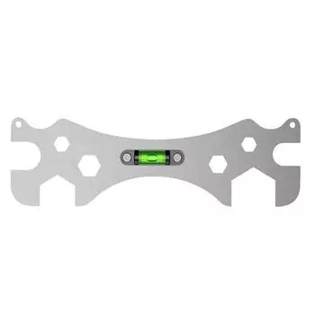 Multifunctional Wrench Bend Angle Leveling Wrench Shower Faucet Universal Repair Wrench Bathroom Maintenance and Installation