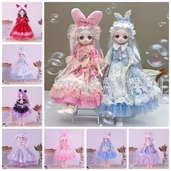 Multiple Movable Girl s DIY Dress Up Toy Ball-jointed Anime Figure Doll DIY Dress Up Toy style 6